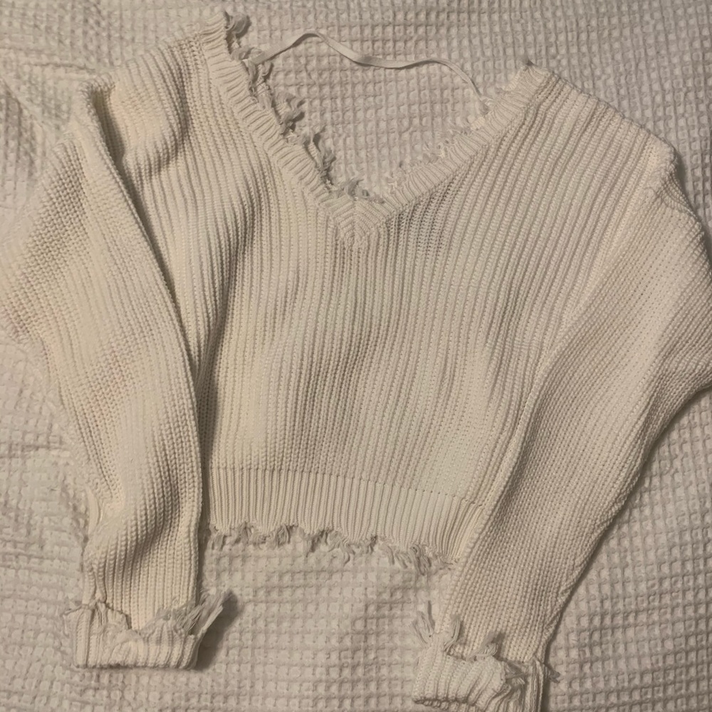 White sweater